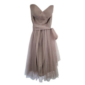 BHLDN Jenny Yoo Collection Women Size 6 Annabelle Dress Strapless Tulle